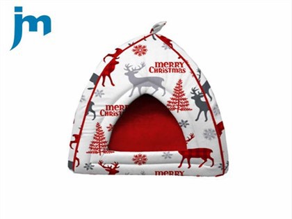 Grotta dell'igloo per animali domestici di Natale